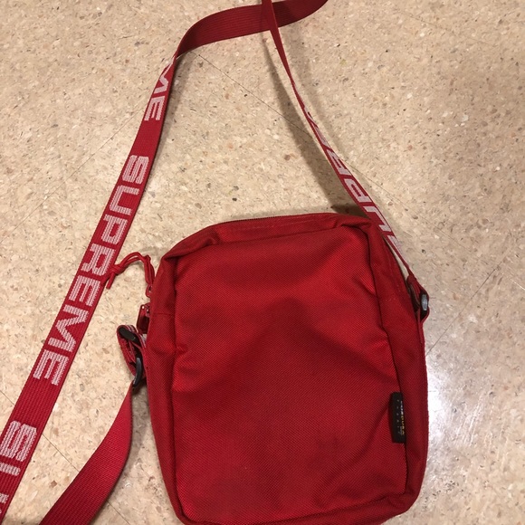 Supreme Bags Red Supreme Crossbody Bag Poshmark